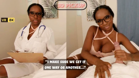 Thumbnail video 'Cum Sample Help From Black Big Tits Nurse'
