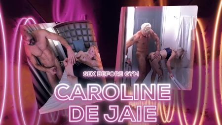 Thumbnail video 'Caroline De Jaie Morning Sex Before Going To The Gym'