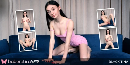 Thumbnail video 'Bratty Looking Doll Black Tina Fucks Her Pretty Little Cunt'