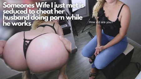 Thumbnail video 'Someones Wife I Just Met is Seduced To Cheat Her Husband Doing Porn While He Works'