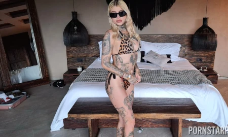 Thumbnail video 'Inked Latina Blondie Cat's First Hot Scene Gets Wild & Filthy!'