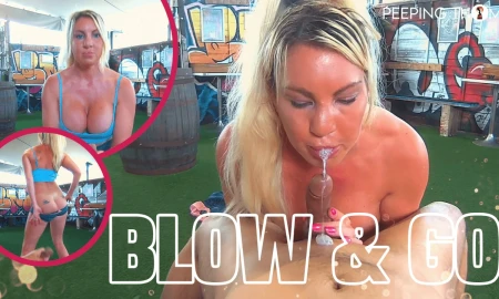 Thumbnail video 'Busty Blonde Blows and Go's - Audition Gone Right!'