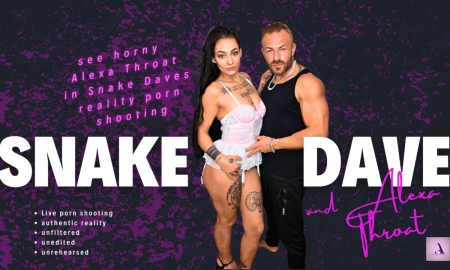 Thumbnail video 'Behind The Lens: Alexa Throat Meets Snake Dave'