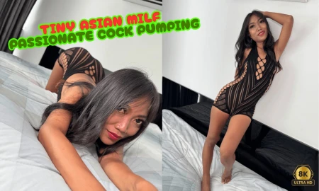 Thumbnail video 'Petite Asian MILF Passionate Cock Pumping'