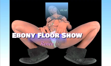 Thumbnail video 'Ebony Floor Show - Sexy Dance & Tease'