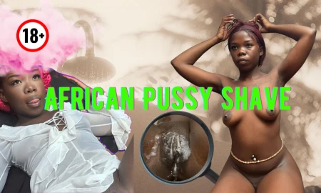 Thumbnail video 'Flexible African Ebony Exposes Her Pussy & Shaves Bush For Free 8K'