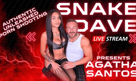 Thumbnail video 'Agatha Santos - Snake Dave Authentic Porno Casting'