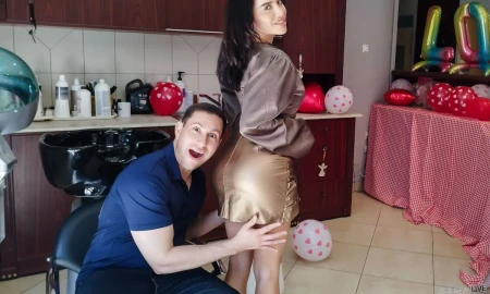 Thumbnail video 'Hot Latina Victoria June Gives Big Dick Brad A Makeover'