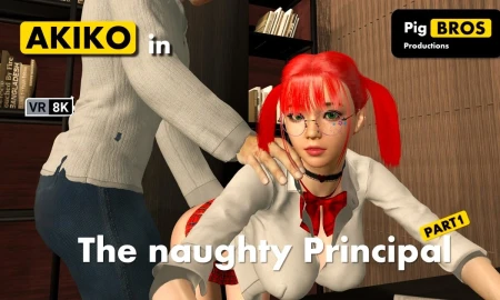 Thumbnail video 'Akiko - The Naughty Principal - Part 1 - 8k'