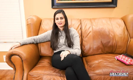 Thumbnail video 'Petite Hairy Brunette Coed Elliot Gagging BJ Passion Swallow!'