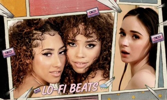 Thumbnail video 'Lo-Fi Beats With Hazel Moore And Kira Perez And Friends (VR Porn Music Mix by Fap Vr)'