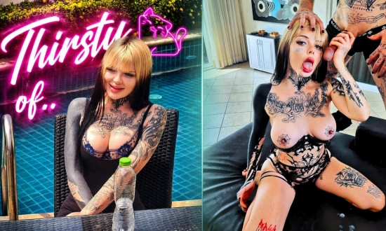 Thumbnail video 'Thirsty Inked Street Girl Tricked Into Hardcore Vr Casting Couch Fuck - Tattooed White Girl Drained My Balls'
