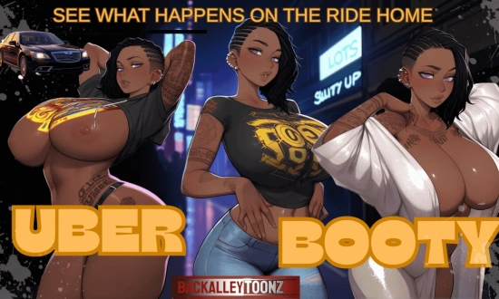 Thumbnail video 'Uber Booty - An Ebonyfreak Off On The Ride Home'