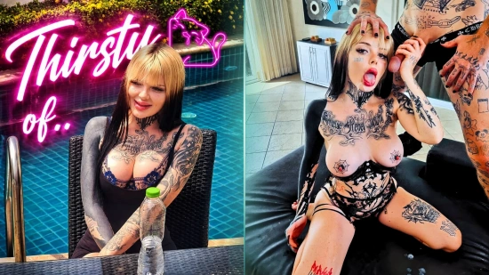Thumbnail video 'Thirsty Inked Street Slut Tricked Into Hardcore VR Casting Couch Fuck'