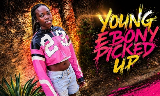 Thumbnail video 'White Tourist Breeds Thick Ebony Stray - Collared, Leashed & Owned'