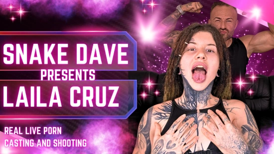 Thumbnail video 'Le casting torride de Laila Cruz avec Snake Dave'