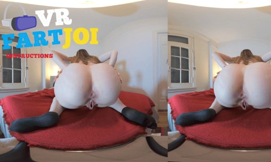 Thumbnail video 'VR180 Farting JOI From A Big Gassy Ass'