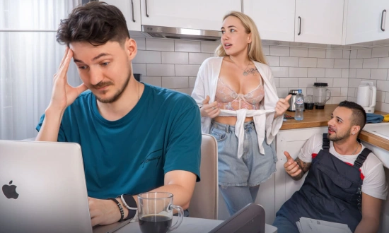 Thumbnail video 'Wife Seduces Plumber While Husband is Working'