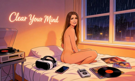 Thumbnail video 'Clear Your Mind - Fresh Lo-Fi Mix (VR Porn Music Mix by Fap Vr)'