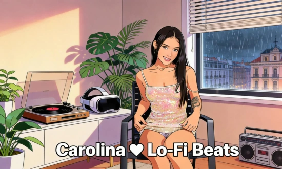 Thumbnail video 'Carolina Guerrero Loves Lo-fi Beats (VR Porn Music Mix By Fap VR)'