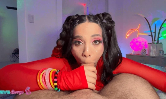 Thumbnail video 'Red Bows, Glitter Freckles: Gigi Star Owns The Blacklit Room Tonight!'