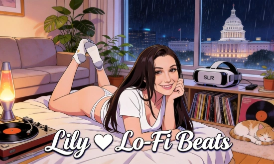 Thumbnail video 'Lily Lou Loves Lo-Fi Beats (Slr Vr Porn Music Mix By Fap Vr)'