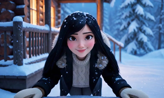 Thumbnail video 'She Beat The Storm Home — And Makes You Earn The Door (3d Cgi)'