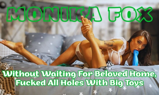 Thumbnail video 'Monika Fox Without Waiting For Beloved Home, Fucked All Holes With Big Toys'
