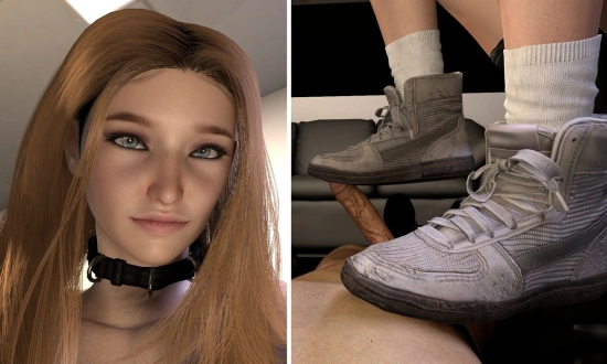 Thumbnail video 'Foot Fetish Perv Got Caught, Shoejob At The Office'