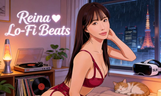 Thumbnail video 'Reina Ohara Loves Lo-fi Beats (Slr VR Porn Music Mix By Fap VR)'