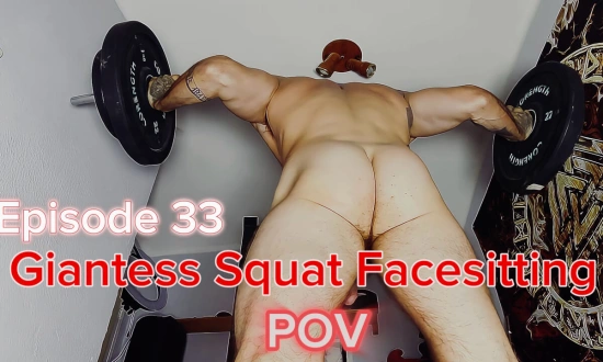 Thumbnail video 'Episode 33 – Giantess Naked Squats Over You | Goon to It'