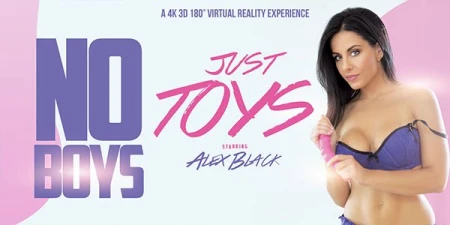 Thumbnail video 'No Boys Just Toys - Sexy Alex Black Striptease & Masturbation'