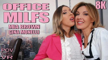 Thumbnail video 'Gina Monelli and Mea Brown: Office MILFs'
