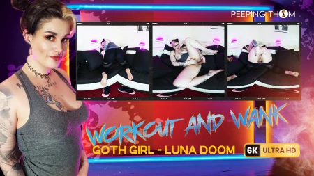 Thumbnail video 'Goth Girl - Workout And Wank'