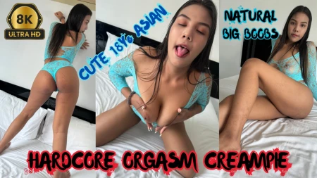 Thumbnail video 'Cute 18yo Asian Hardcore Orgasm Creampie'