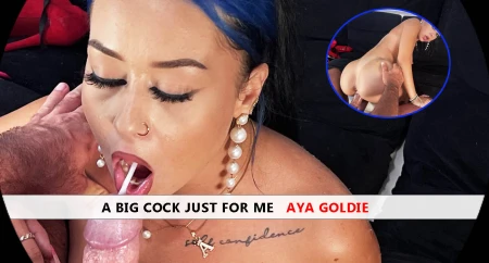 Thumbnail video 'A Big Cock Just For Me Aya Goldie'